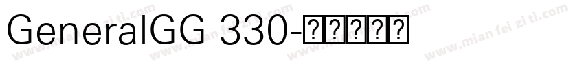 GeneralGG 330字体转换